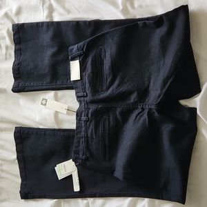 Dark blue almost black flare jeans